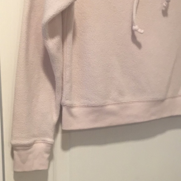 Aerie S Light Pink Cropped Soft Hoodie - Picture 4 of 9